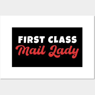 First Class Mail Lady Posters and Art